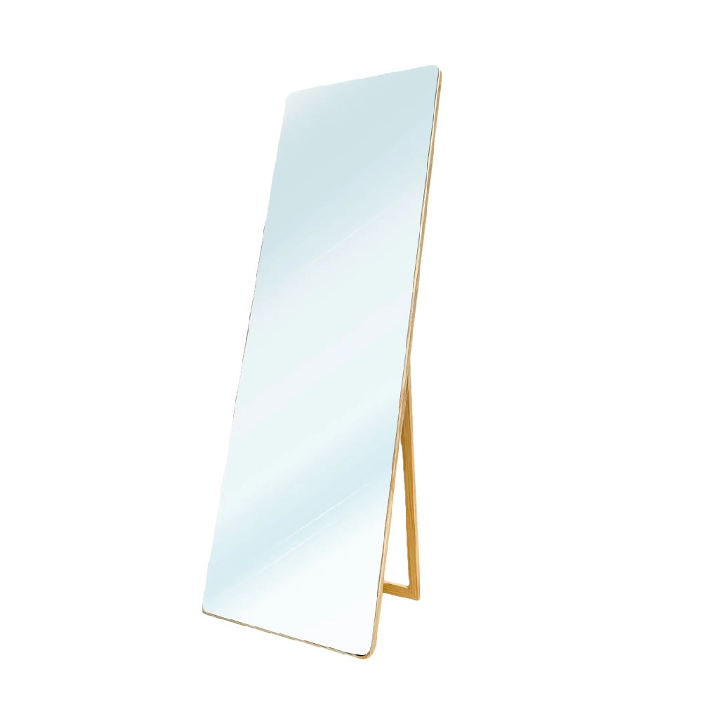 Espejo de Pie Moderno con Marco de Madera